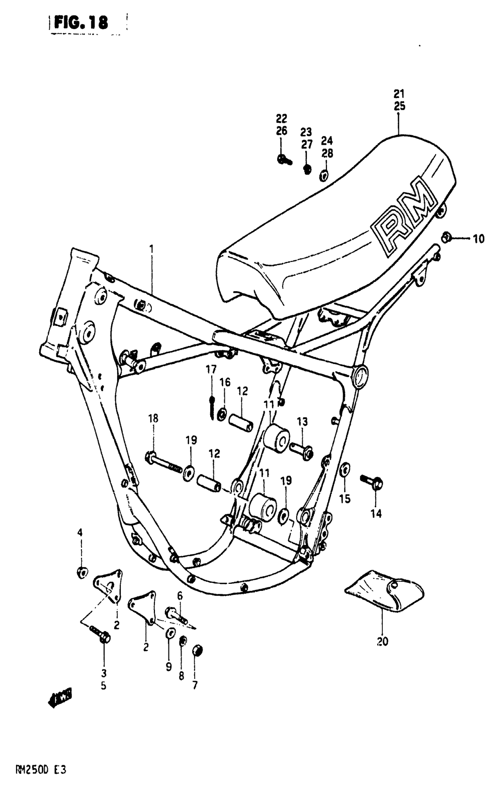 Frame - seat