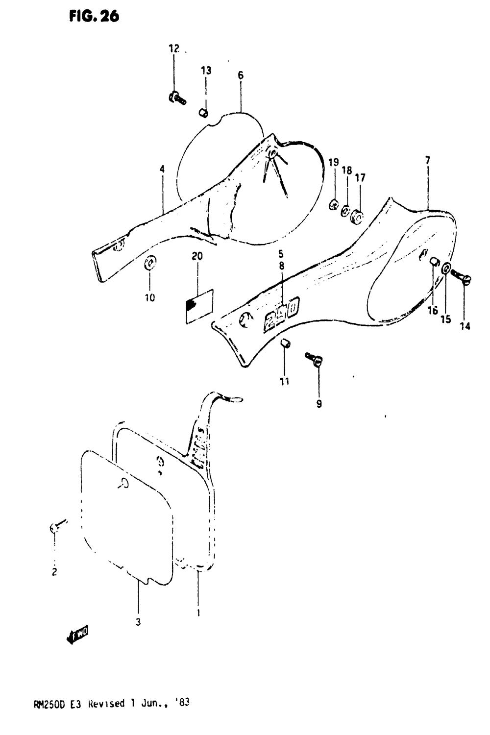 Frame cover (model d)