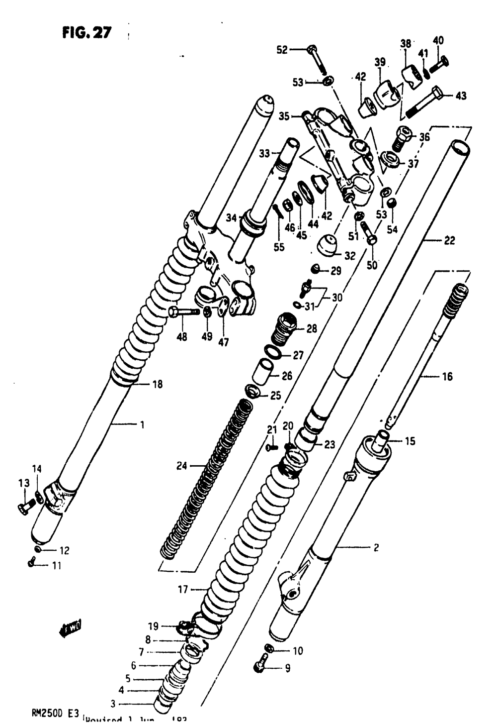 Front fork (model z)