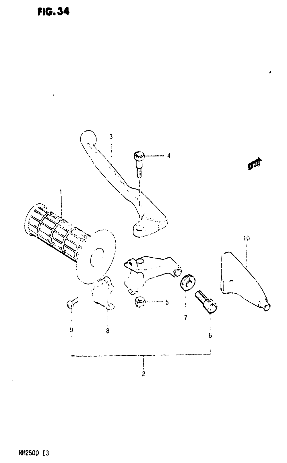 Left handle grip