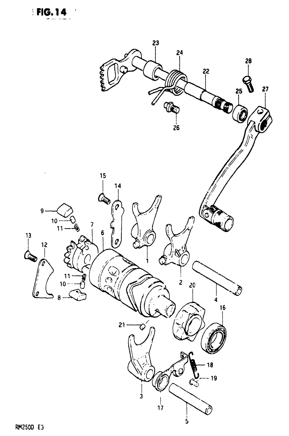 Gear shifting (model d)