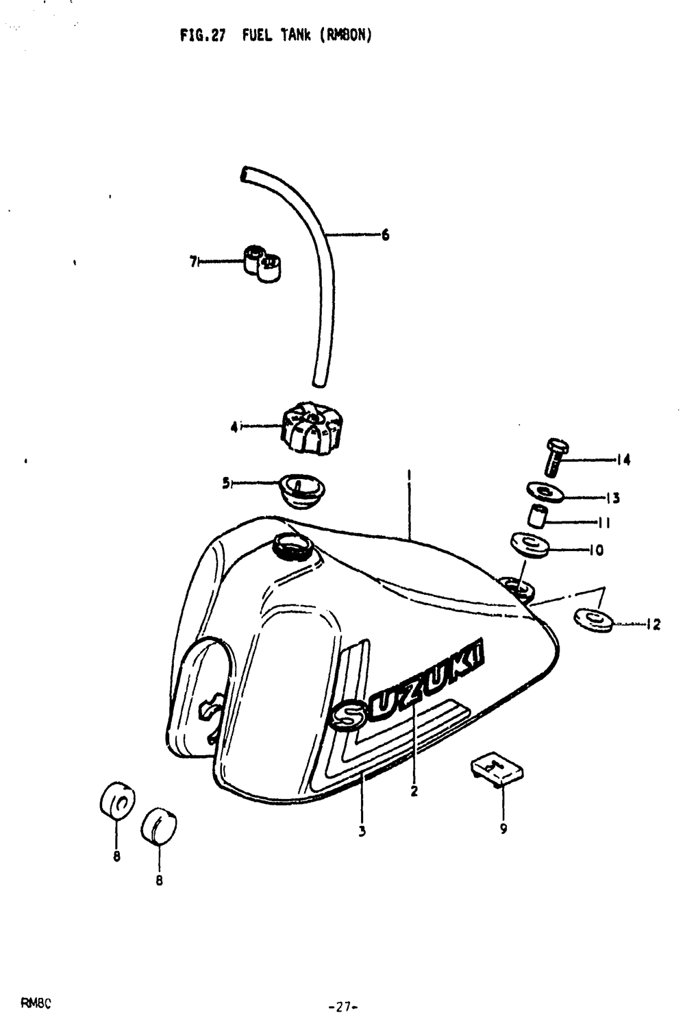 Fuel tank (rm80n)