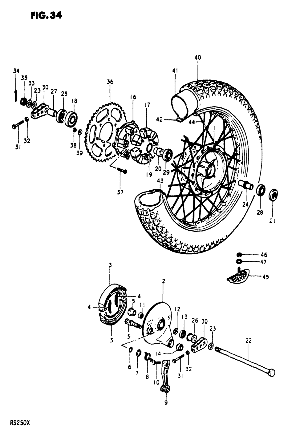Rear wheel
