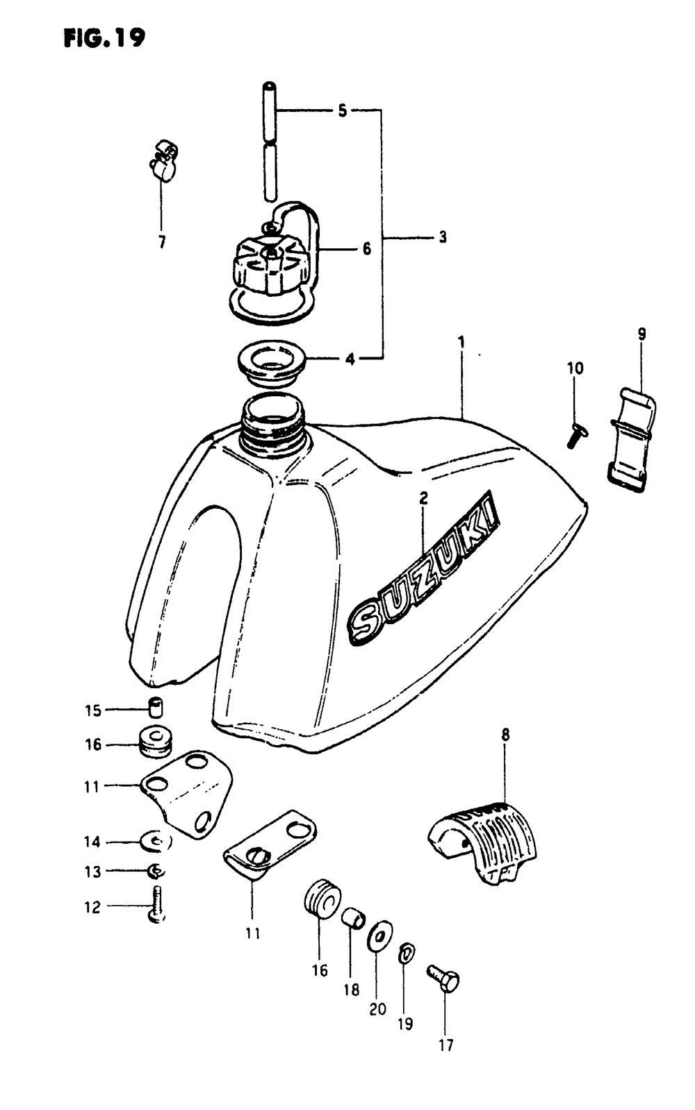 Fuel tank (rs250t)