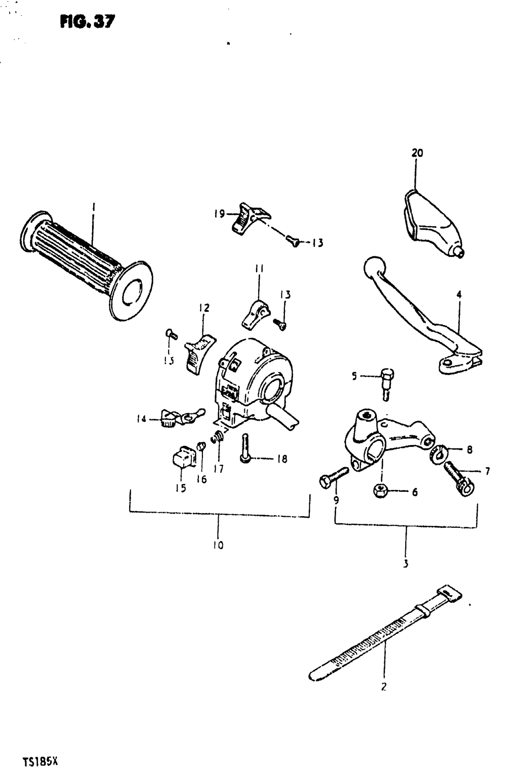 Left handle switch