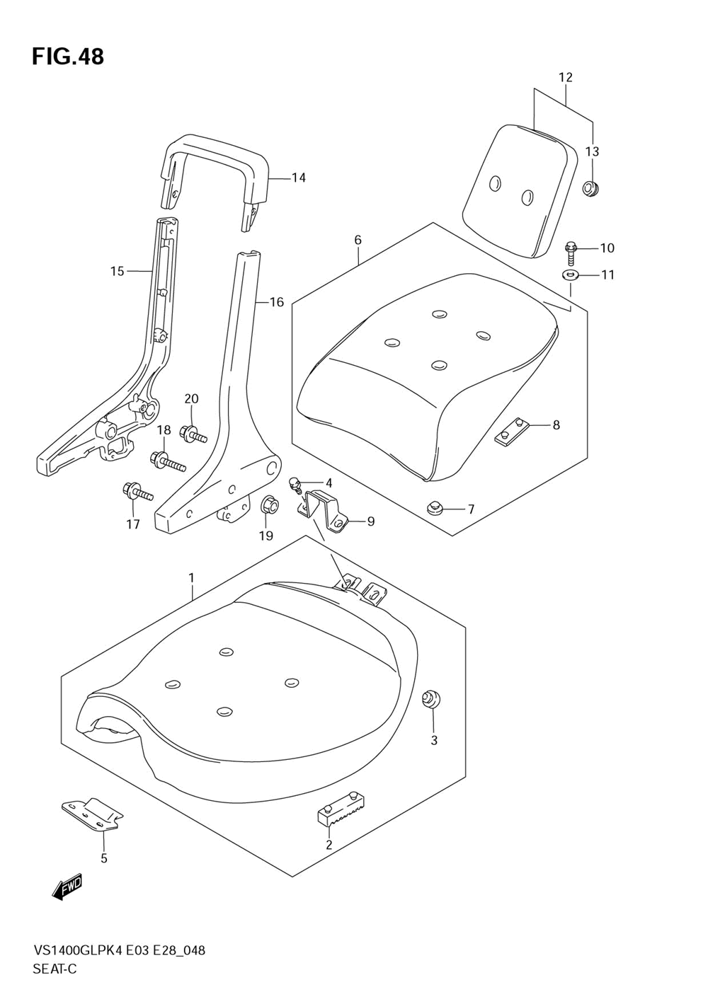 Seat (model k4)