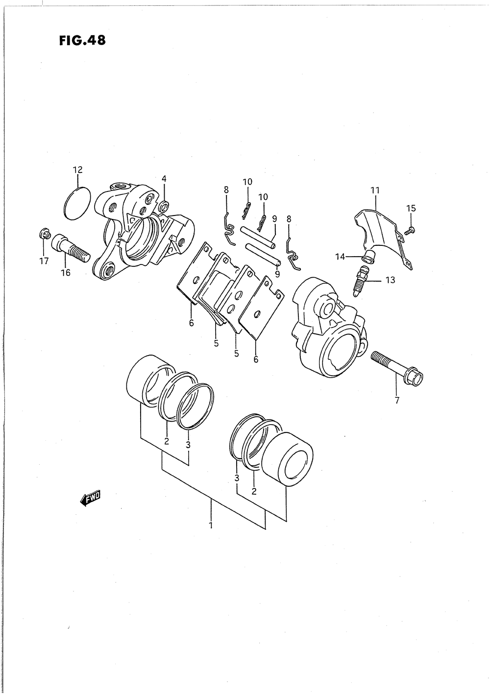 Front caliper