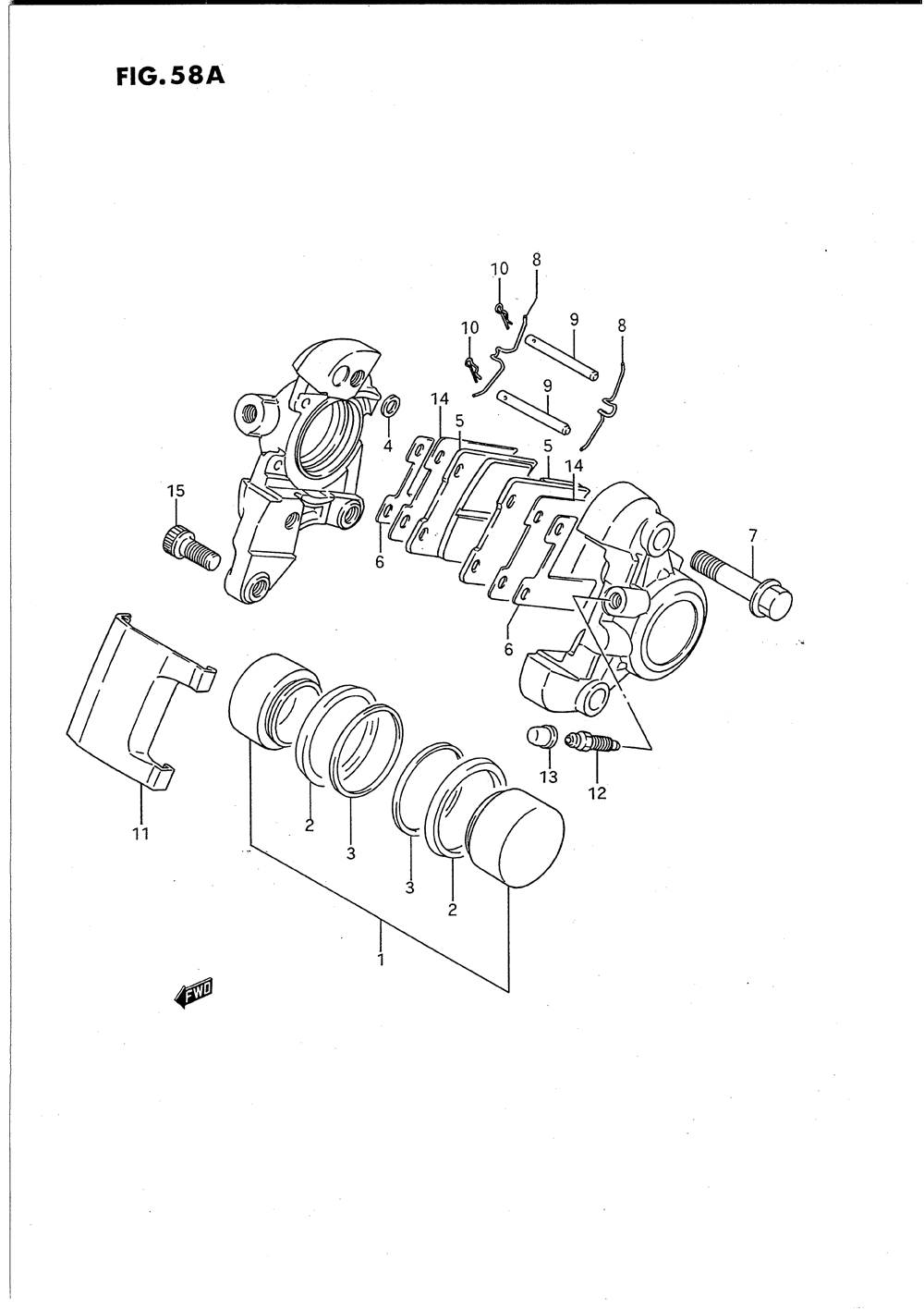 Rear caliper (model p_r_s)