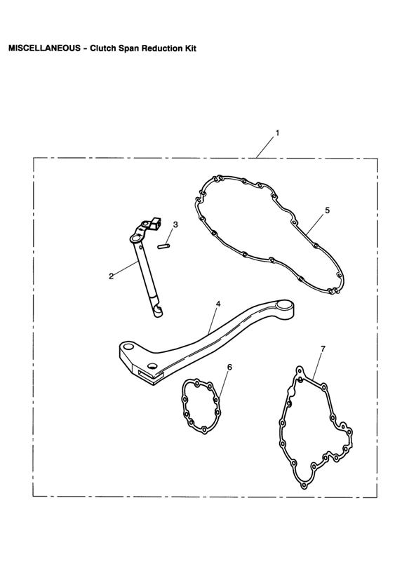 Clutch span reduction kit