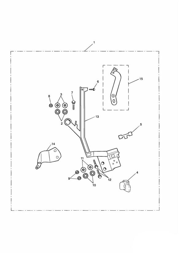 Pannier rail, lh, sub assy