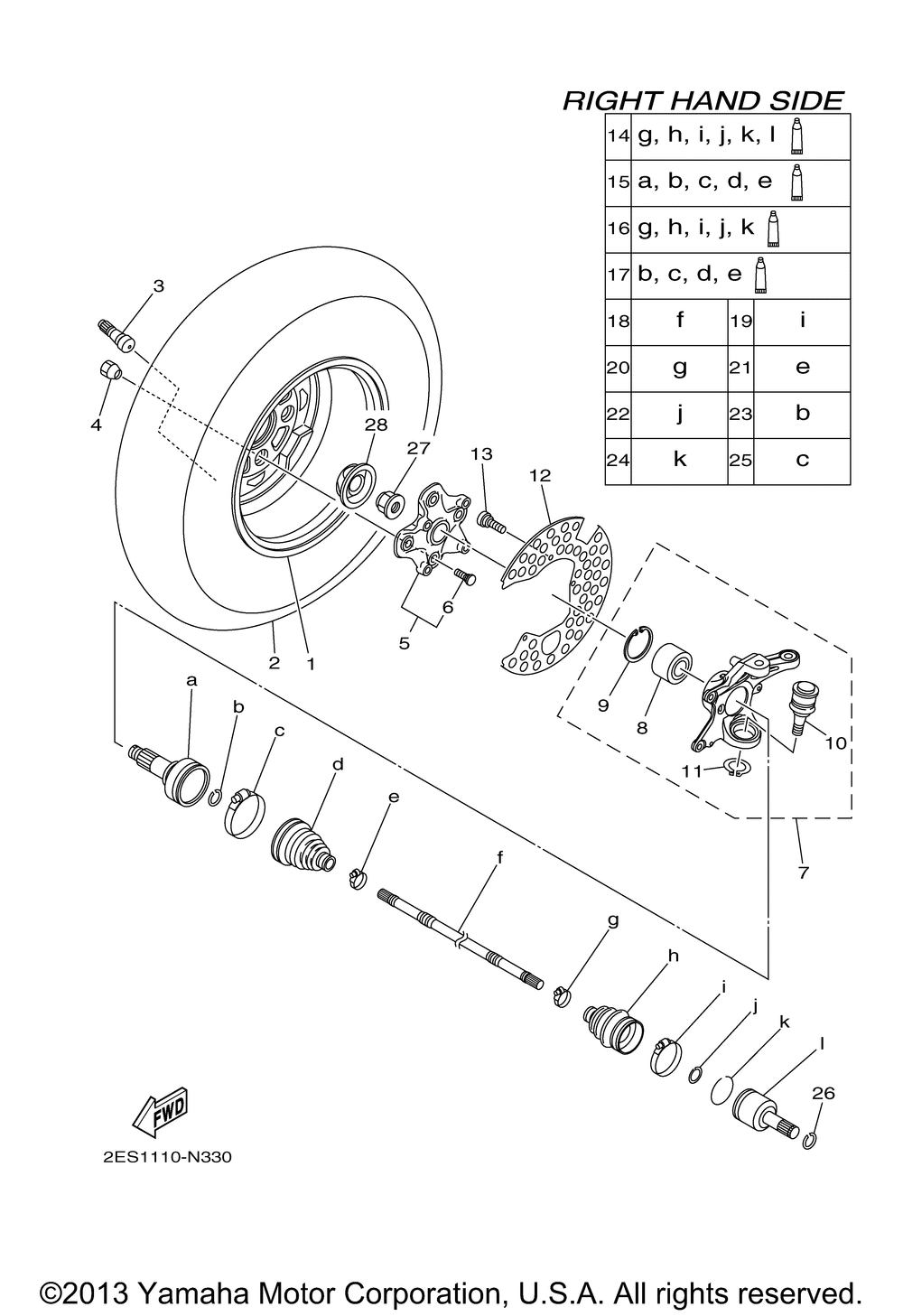 Front wheel 2