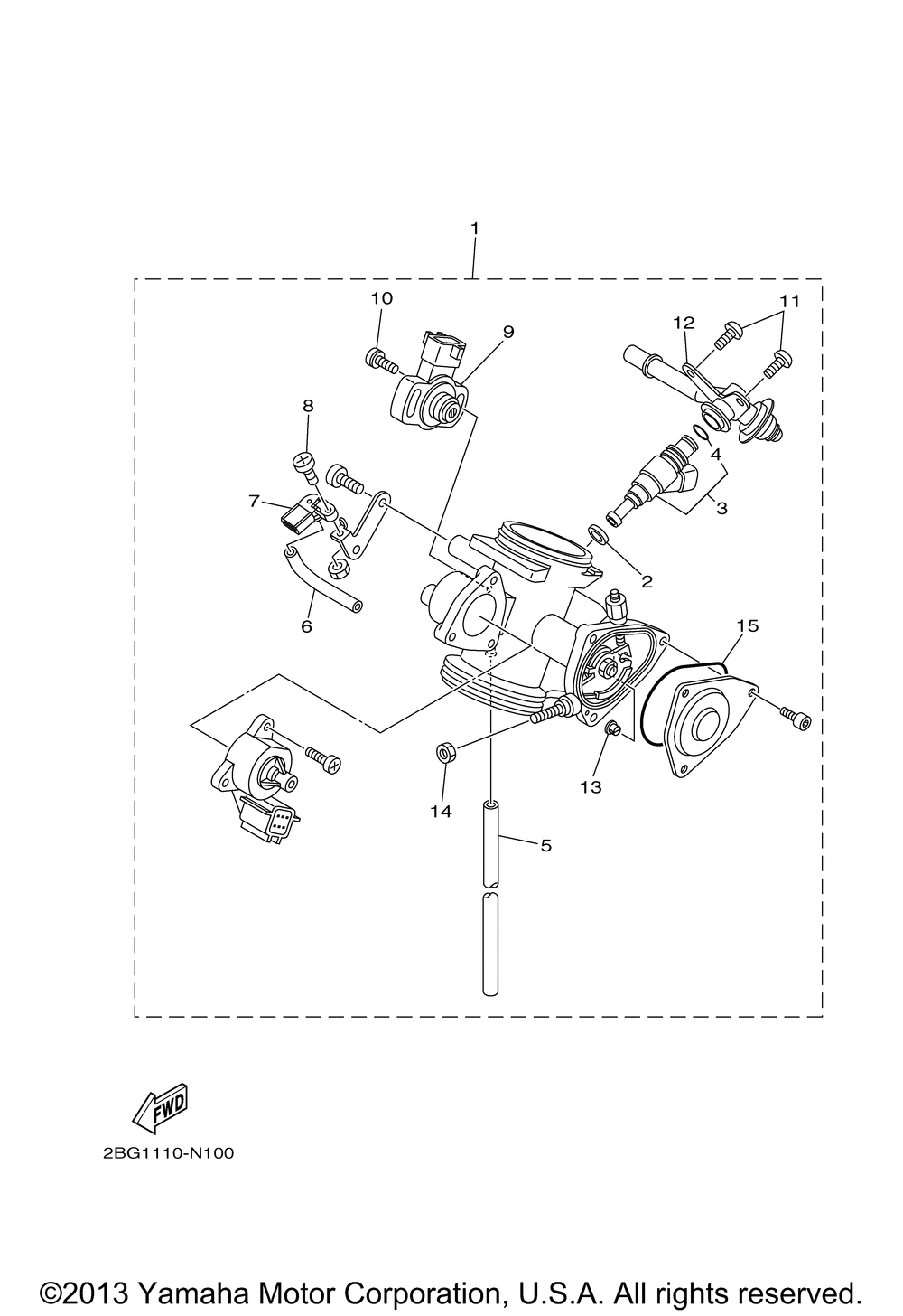 Throttle body assy 1