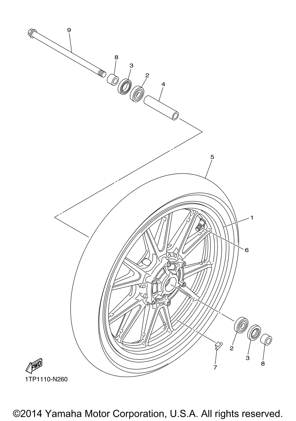 Front wheel