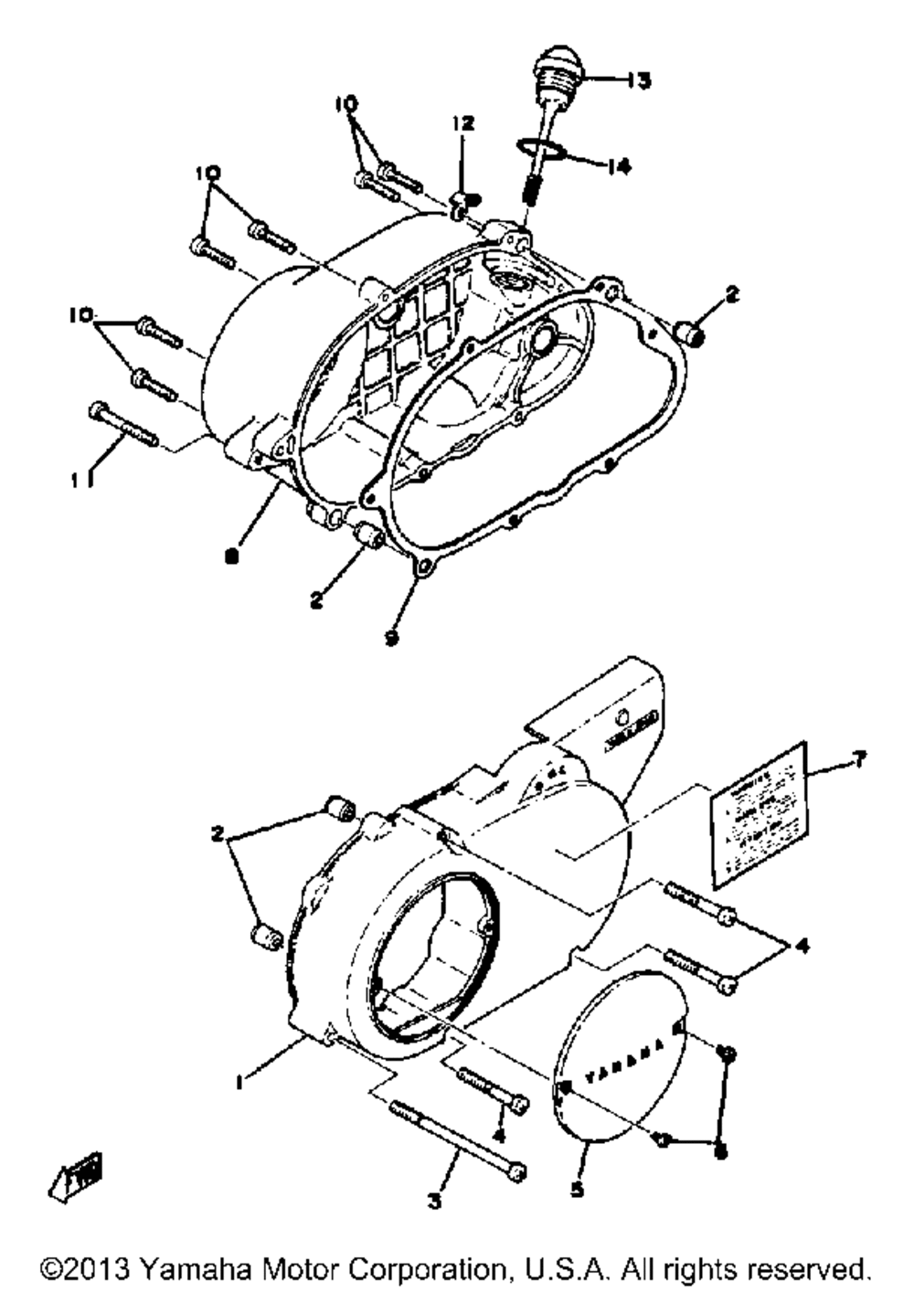 Crankcase cover