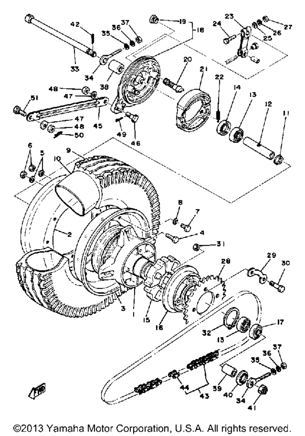 Rear wheel