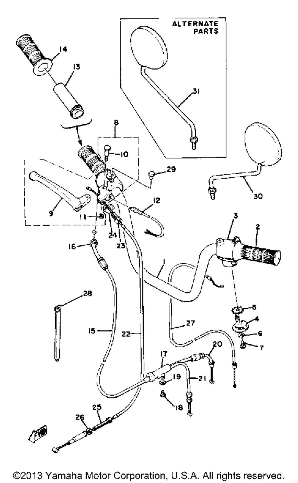 Handle-wire lb80iiae