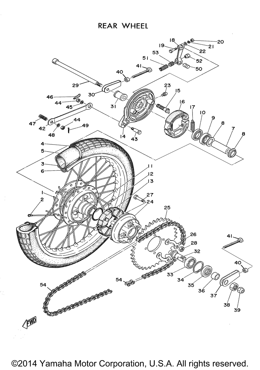 Rear wheel