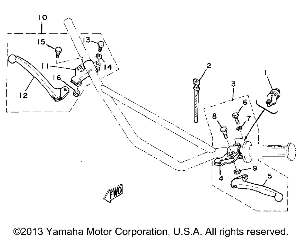 Handle switch - lever