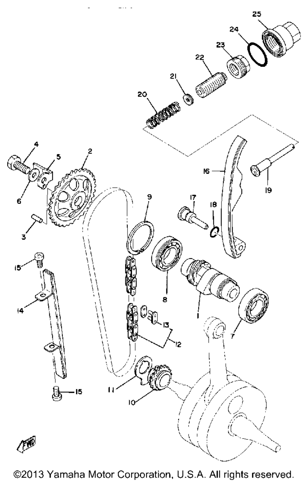 Camshaft - chain