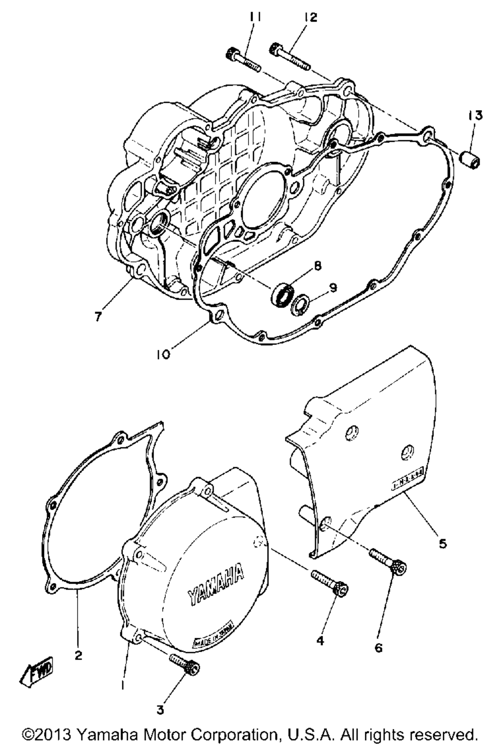 Crankcase cover