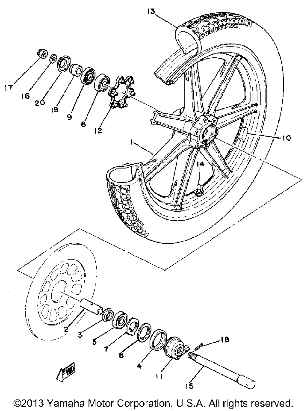 Front wheel