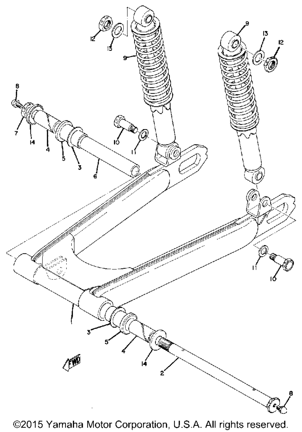 Rear arm - rear cushion