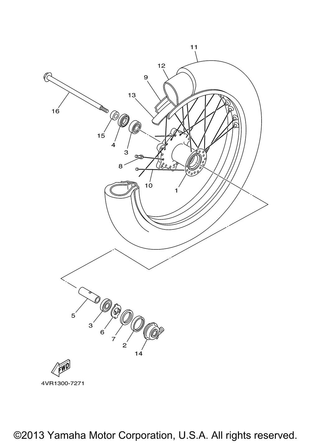 Front wheel