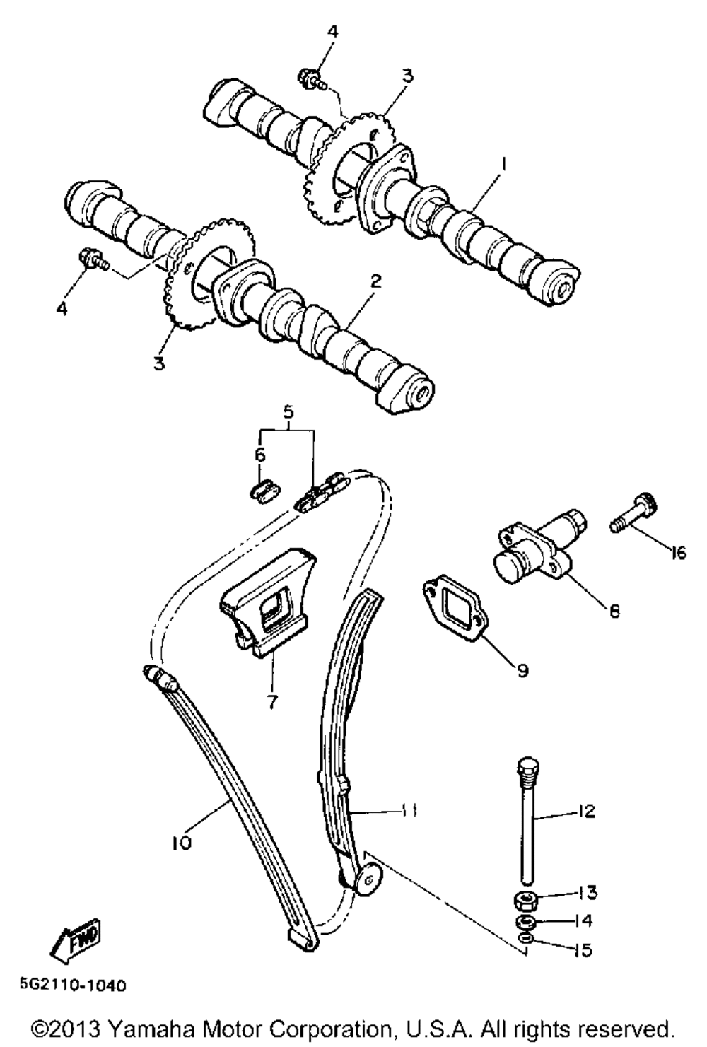 Camshaft chain