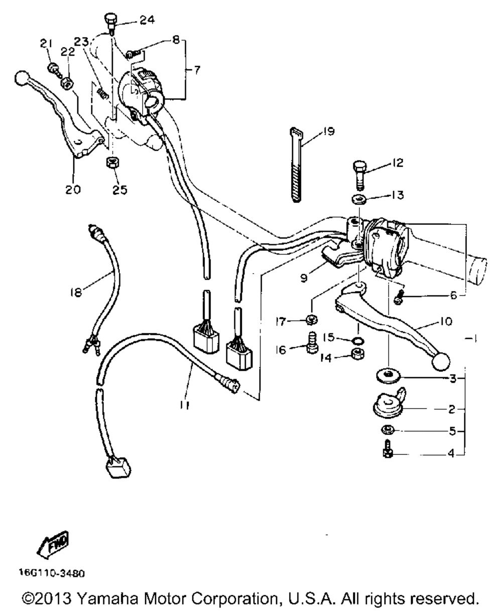 Handle switch lever