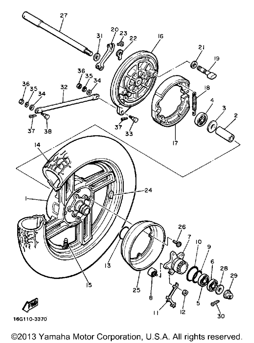 Rear wheel