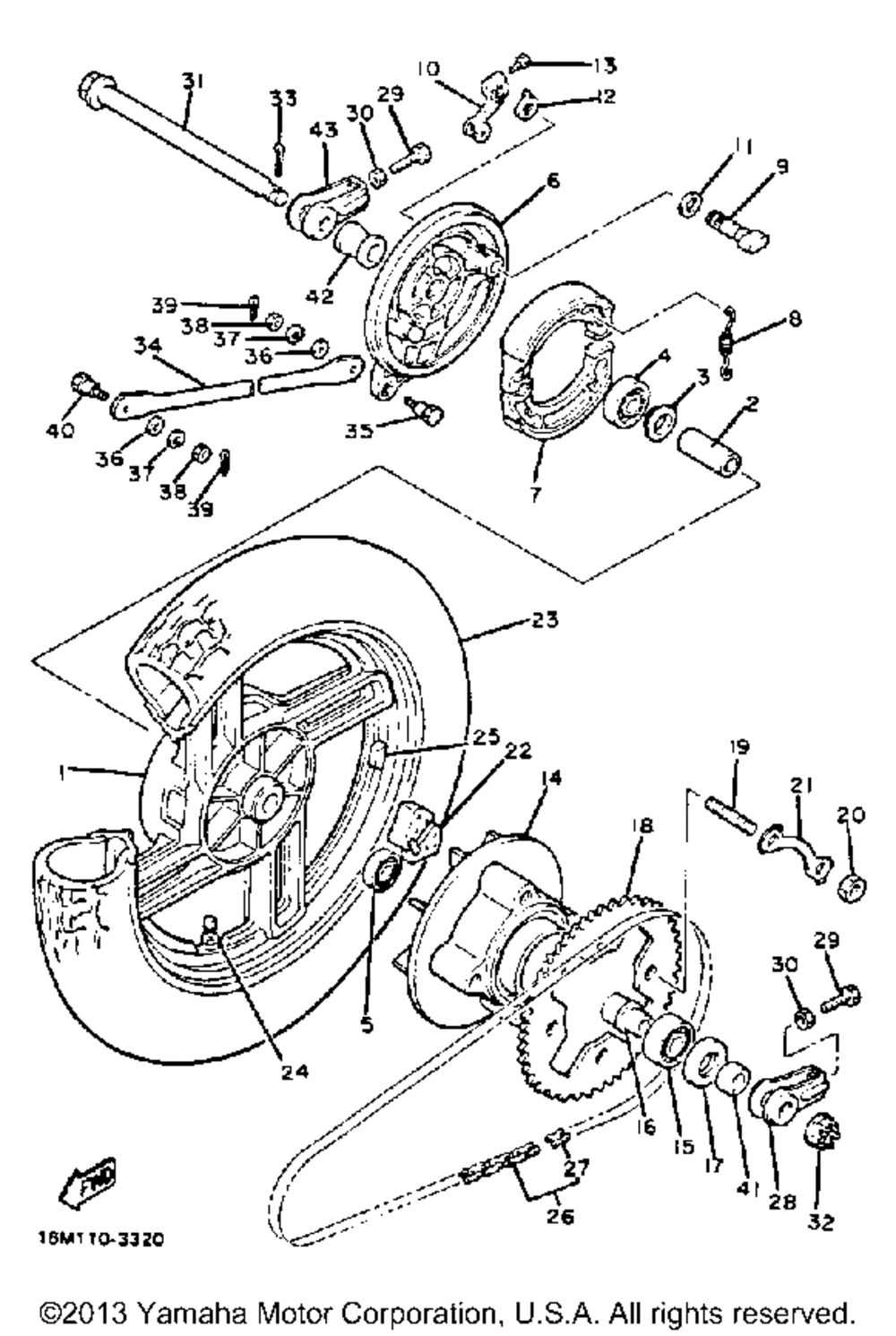 Rear wheel