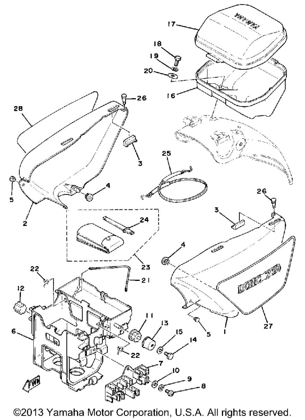 Side cover - battery box