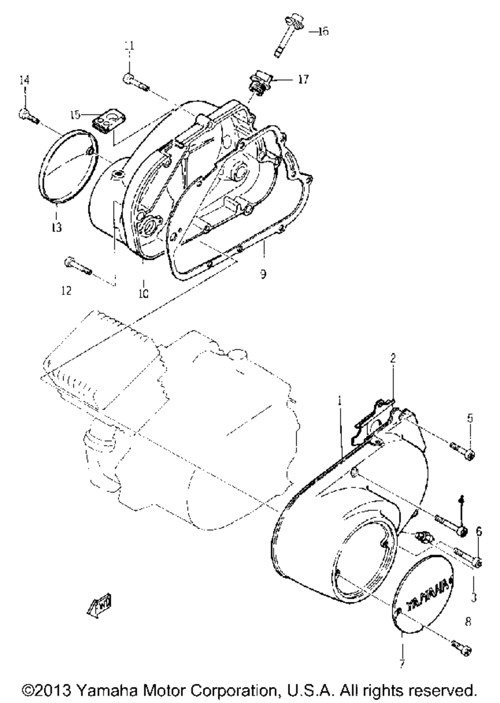 Crankcase cover