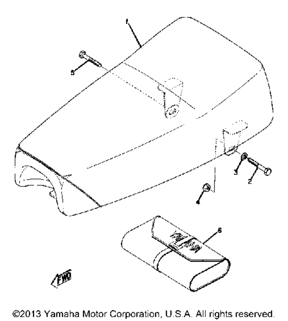 Seat yz125a - b