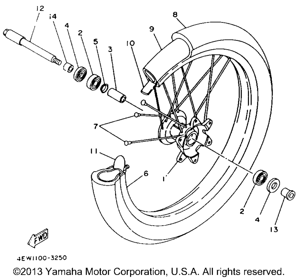 Front wheel