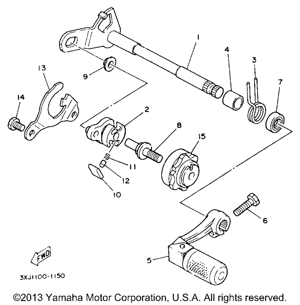 Shift shaft