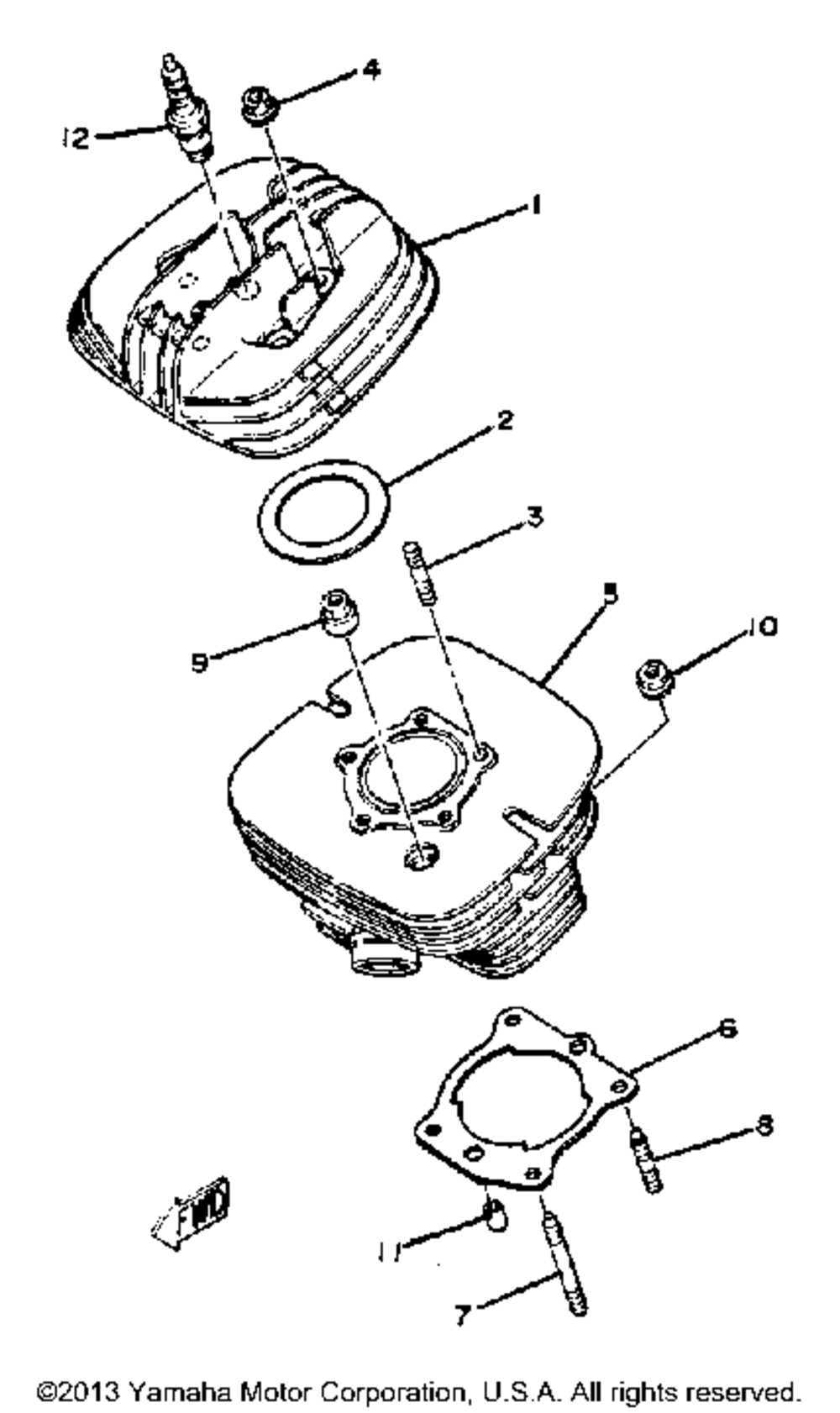 Cylinder yz125g