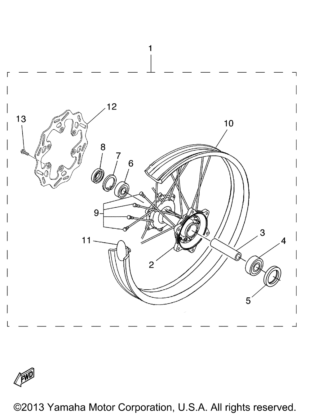 Rear wheel kit